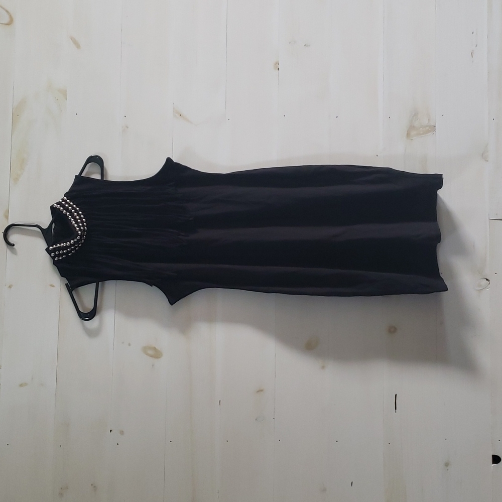 Mock neck tank dress